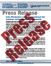 US Photonics TerraPower Press Release